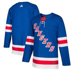 New York Rangers Adidas authentic blue home jersey size 60 blank